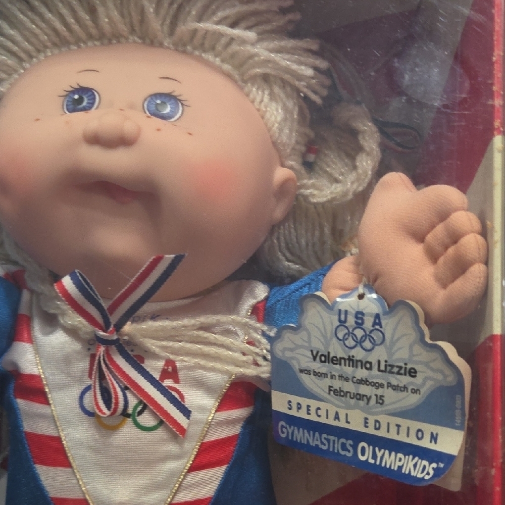OlympiKids Special Edition Cabbage Patch Kids Doll - Blue New In Original Box - Picture 4 of 11
